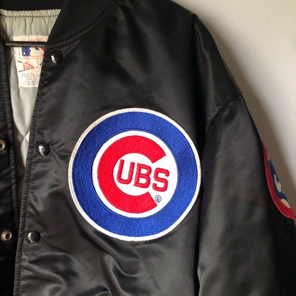 Vintage Chicago Cubs Bomber Jacket Union Made - Picture 3 of 4
